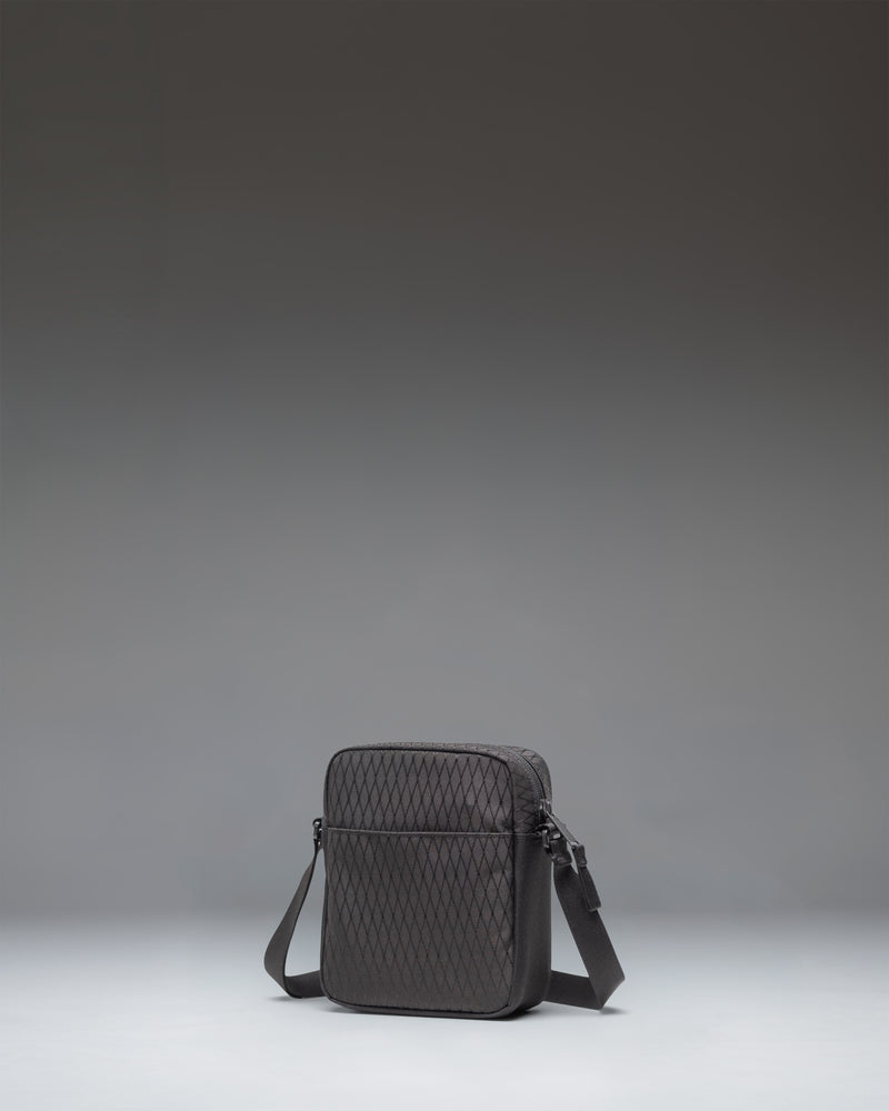 Herschel Heritage Crossbody bag in Black Diamond/Black.