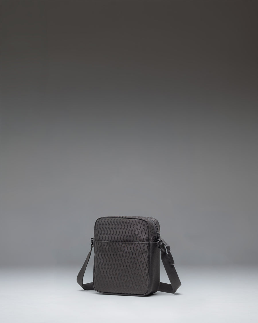 Herschel Heritage Crossbody bag in Black Diamond/Black.