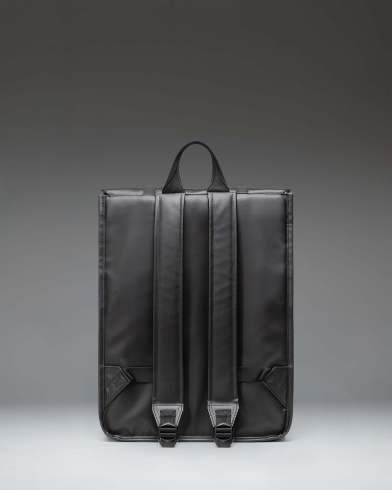Herschel Supply Co. Survey Backpack in black, alternate view showing the clean, classic design.