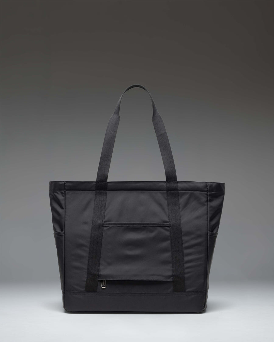 Black Herschel Heritage Tote bag in black, showing an alternative product view.