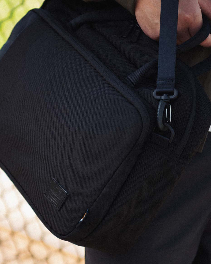 Herschel Supply Co. Gibson Messenger Tech Cordura bag showing available color options.