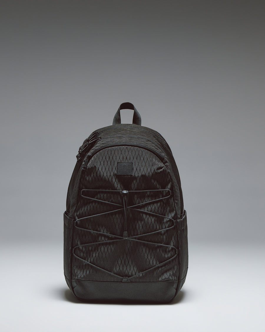 Herschel Kingston Backpack in Black Diamond and Black.