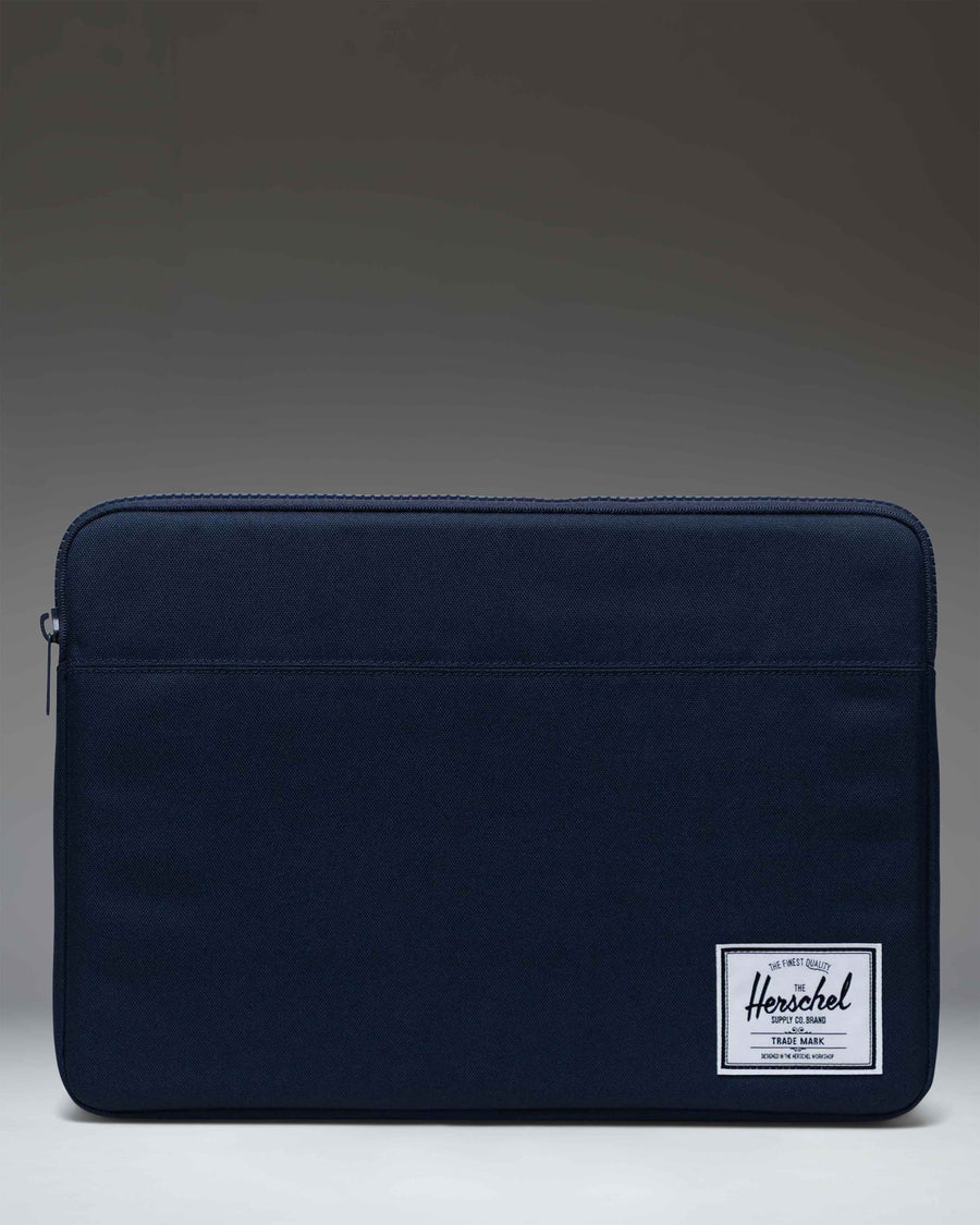 Herschel Supply Co. Anchor 15-16 Inch laptop sleeve in Navy blue.