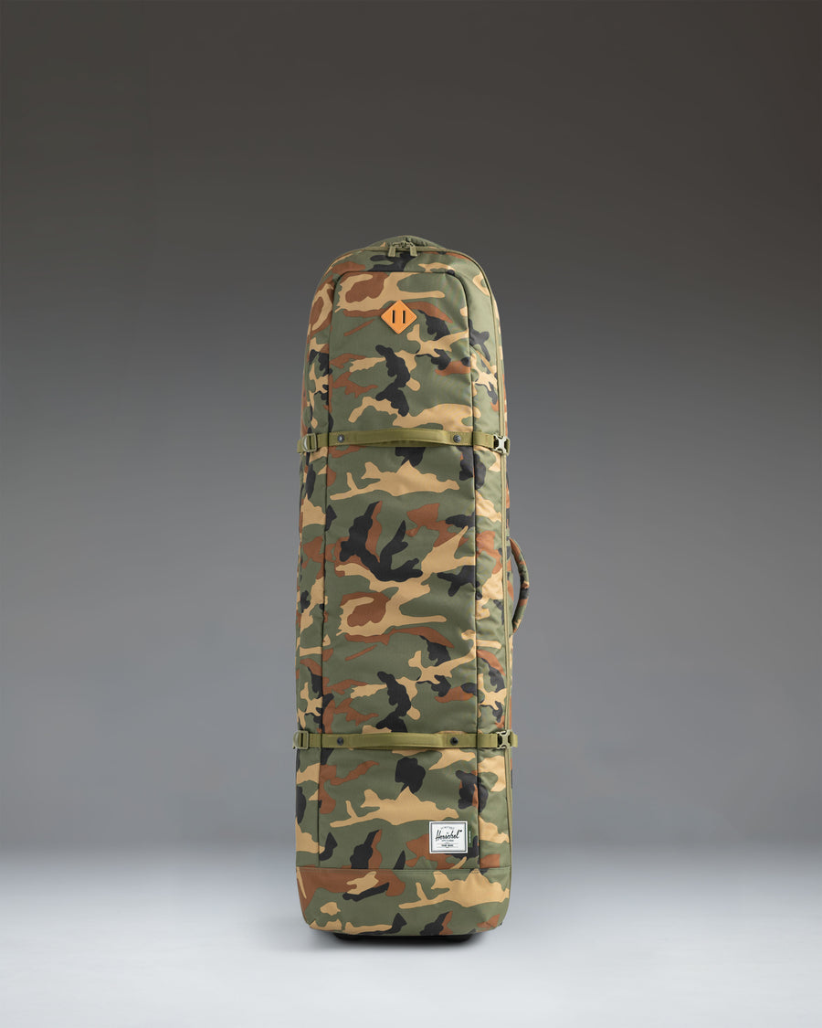 Herschel Heritage Golf Travel Wheelie Bag in Woodland Camo.
