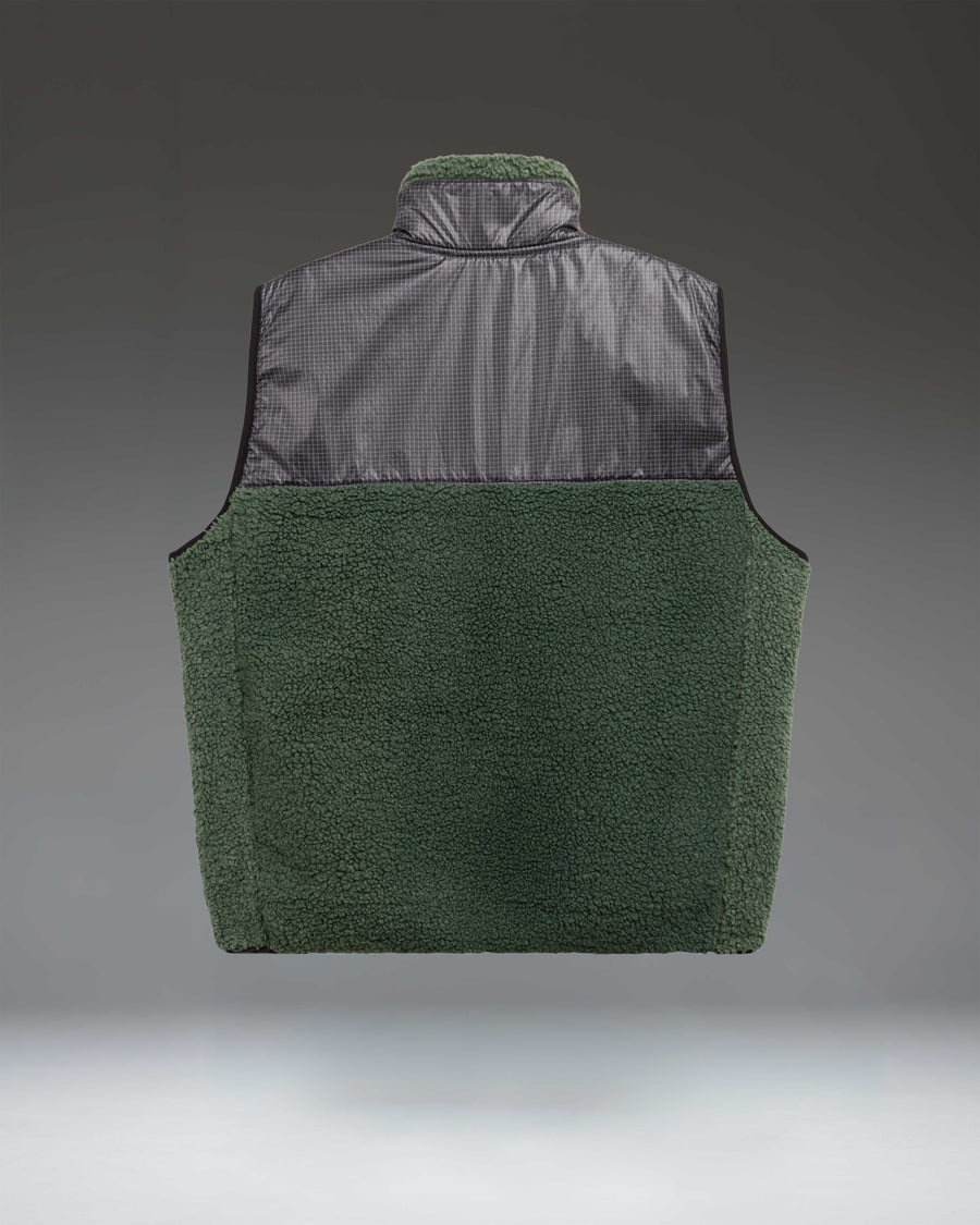 Herschel Supply Co. Men's Performance Fleece Vest in Pineneedle green.