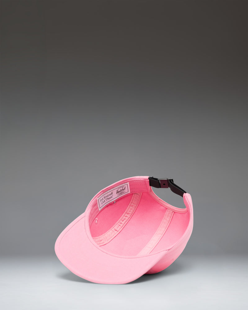 Herschel Supply Co. Glendale Kids Cap in Cashmere Rose pink, featuring a classic five-panel design with an adjustable strap back.