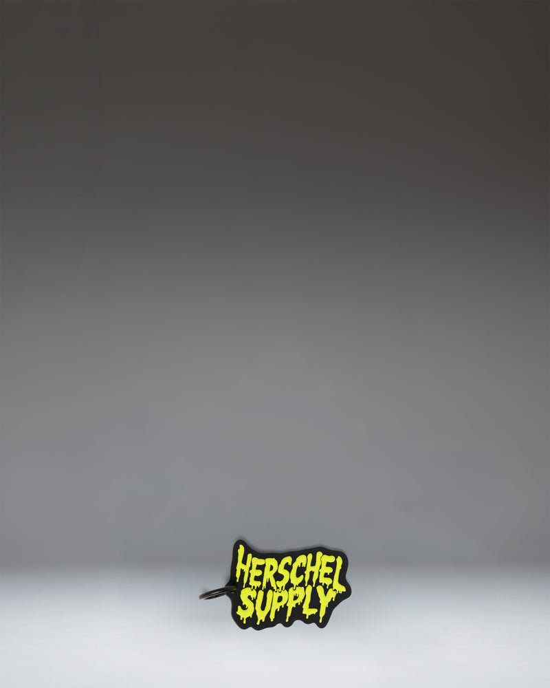 Black Herschel Supply Co. Slime Bag Charm from the Little Herschel collection.