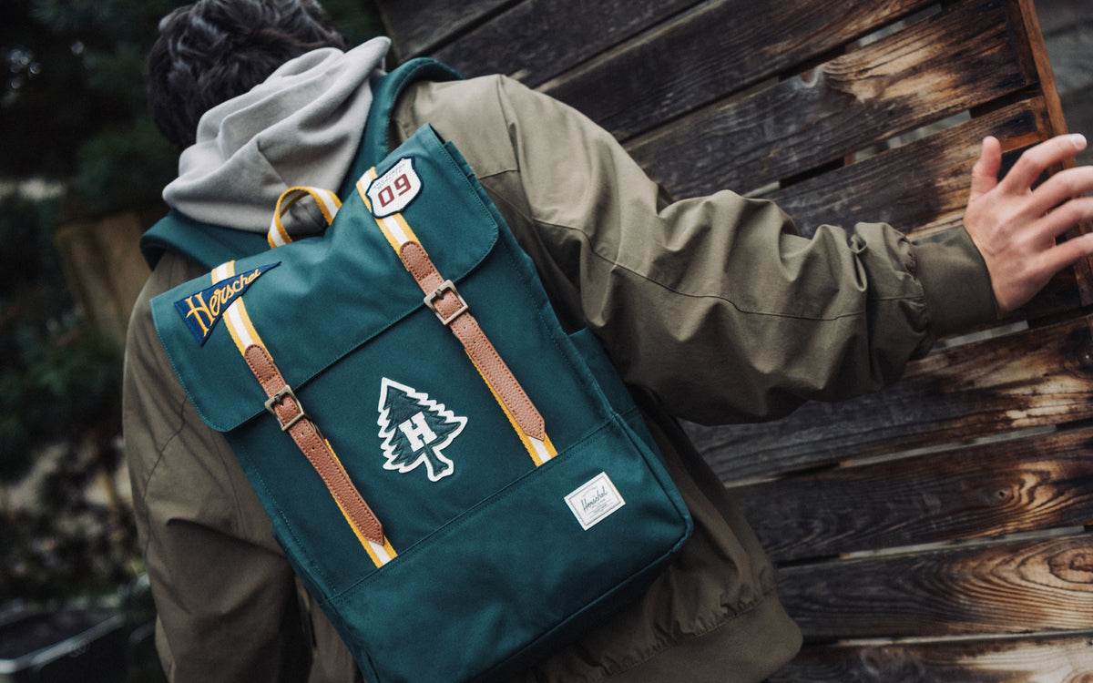 Herschel Supply Co. Survey Backpack in Patches Green Gables.