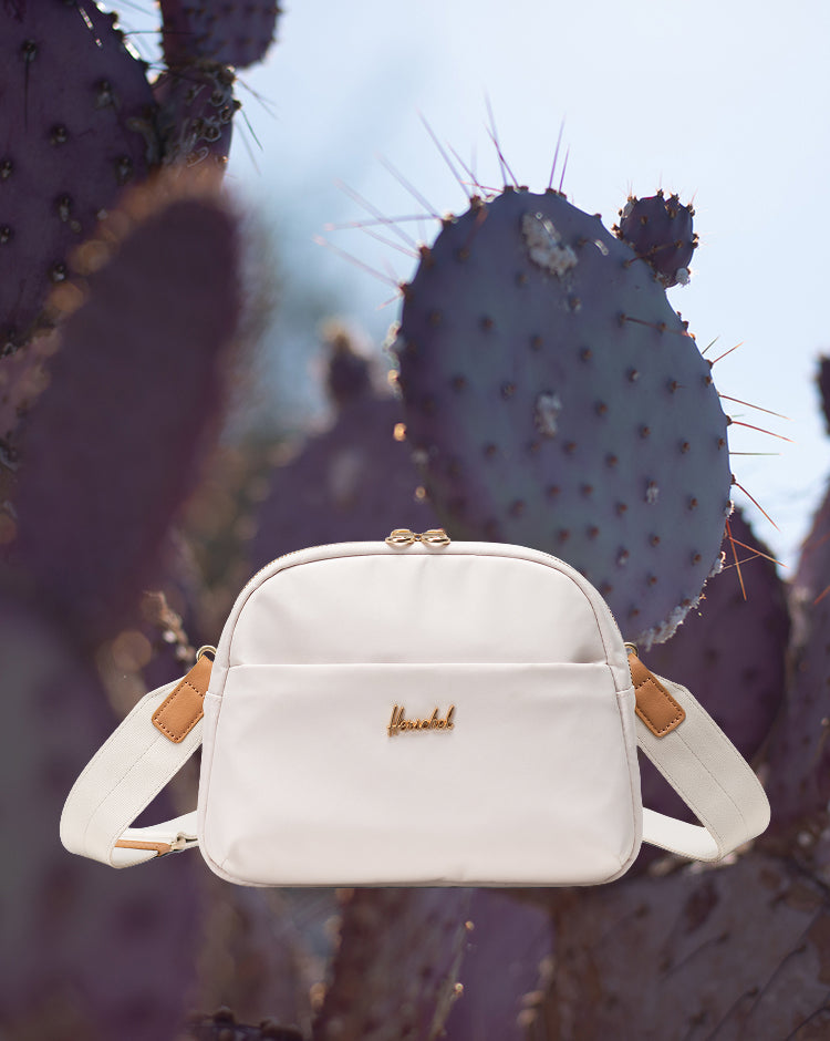 Herschel Supply Co. Thalia Crossbody bag in Moonbeam beige color.