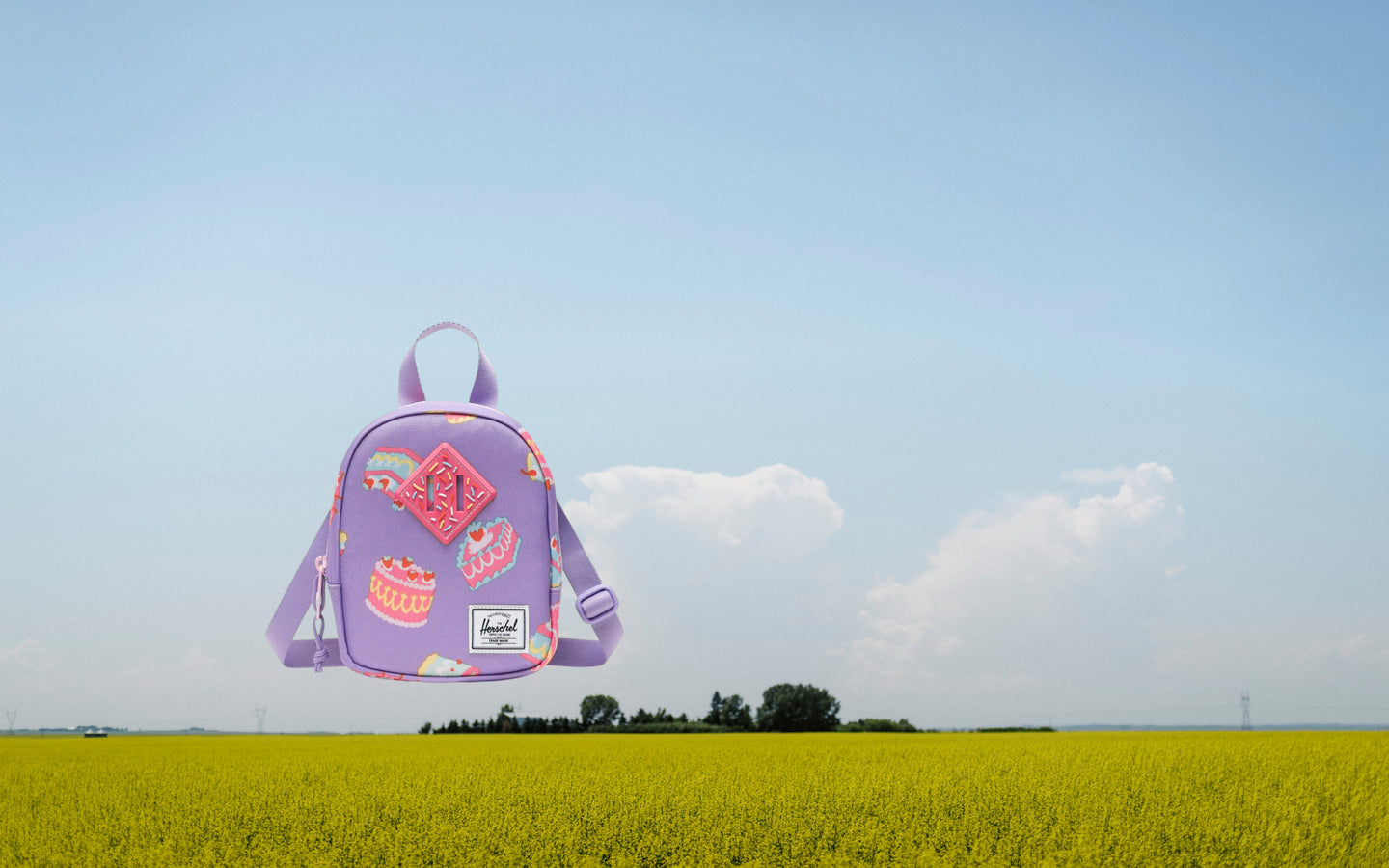 Herschel Heritage Crossbody Little Herschel bag in the color Cakes.