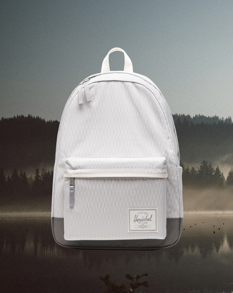 Herschel Supply Co. Classic XL Backpack in Vapor Diamond and Charcoal Gray.