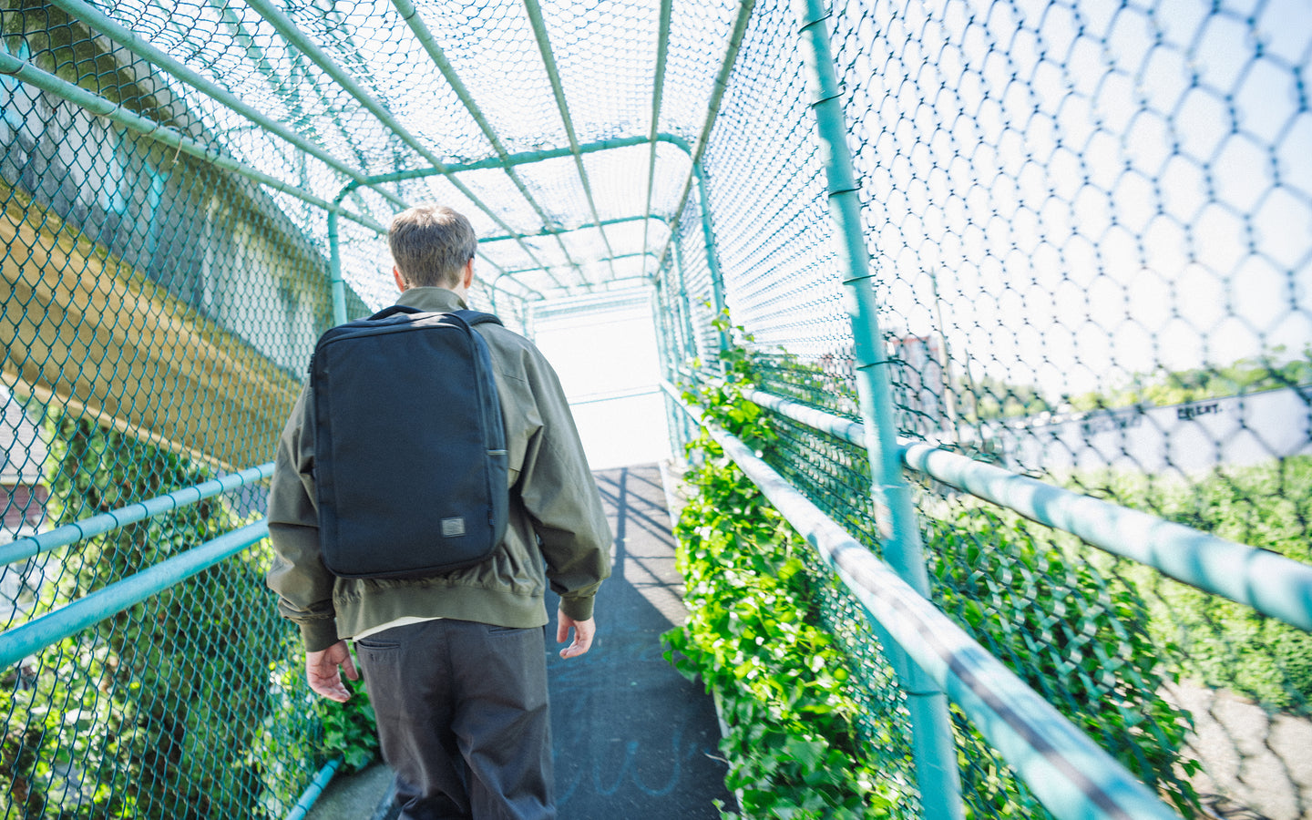 Front view of the Herschel Supply Co. Kaslo Backpack Tech Cordura in Black.