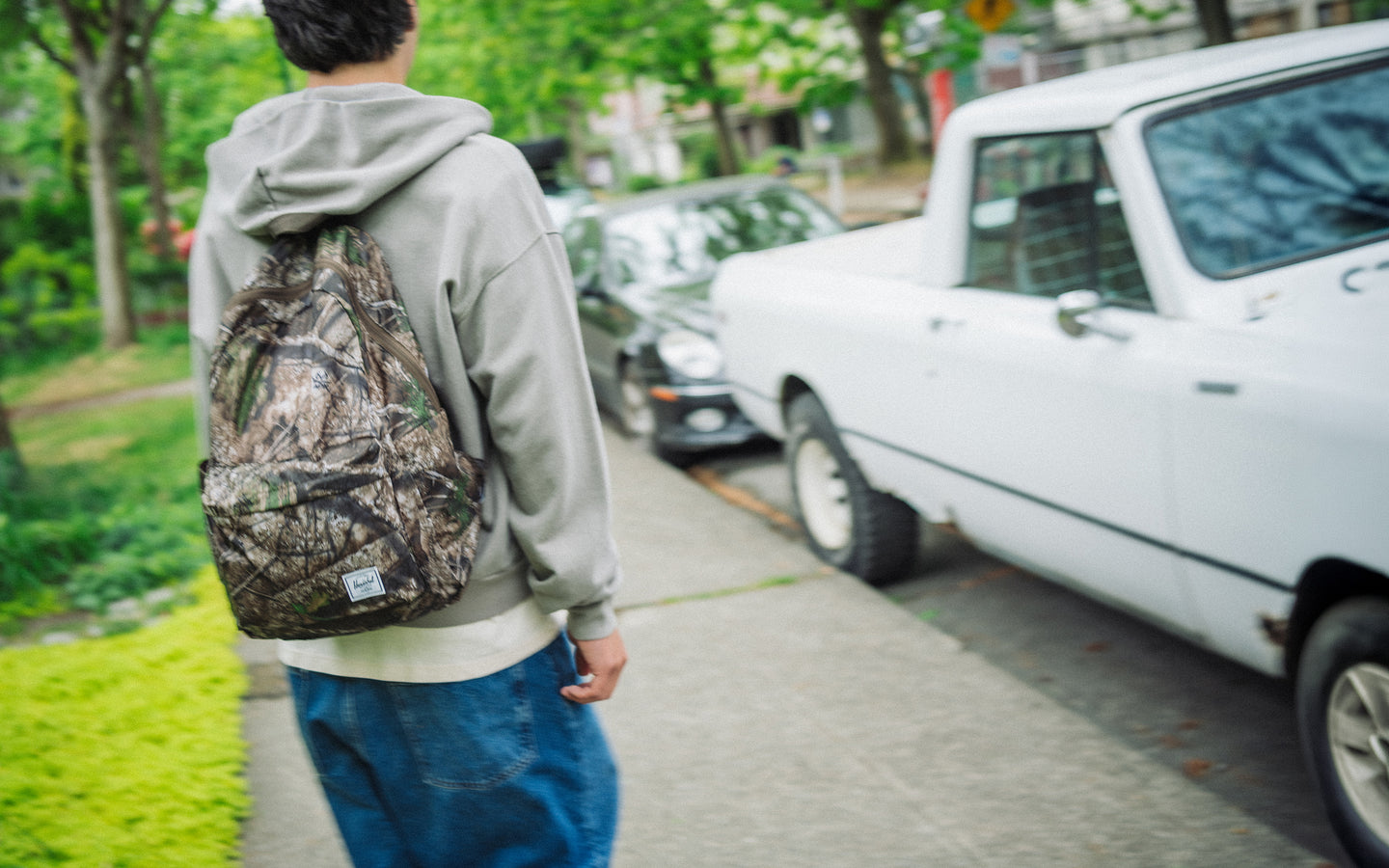 Herschel Supply Co. Realtree Rome Packable Backpack in Realtree APX Camo pattern.