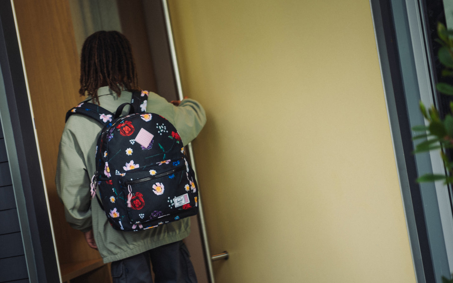 LEGO Herschel Heritage Kids Backpack in Falling Florals print.