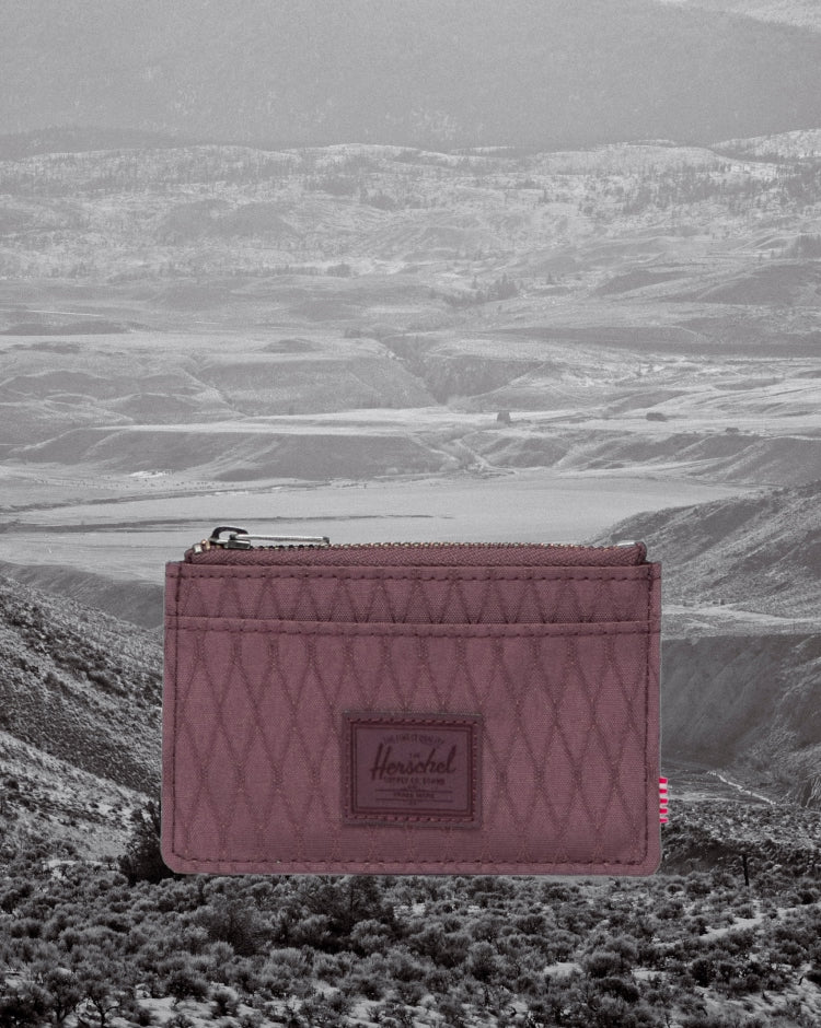 Herschel Supply Co. Oscar Cardholder in Huckleberry Diamond.