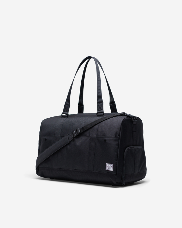image of a black herschel bennet duffle
