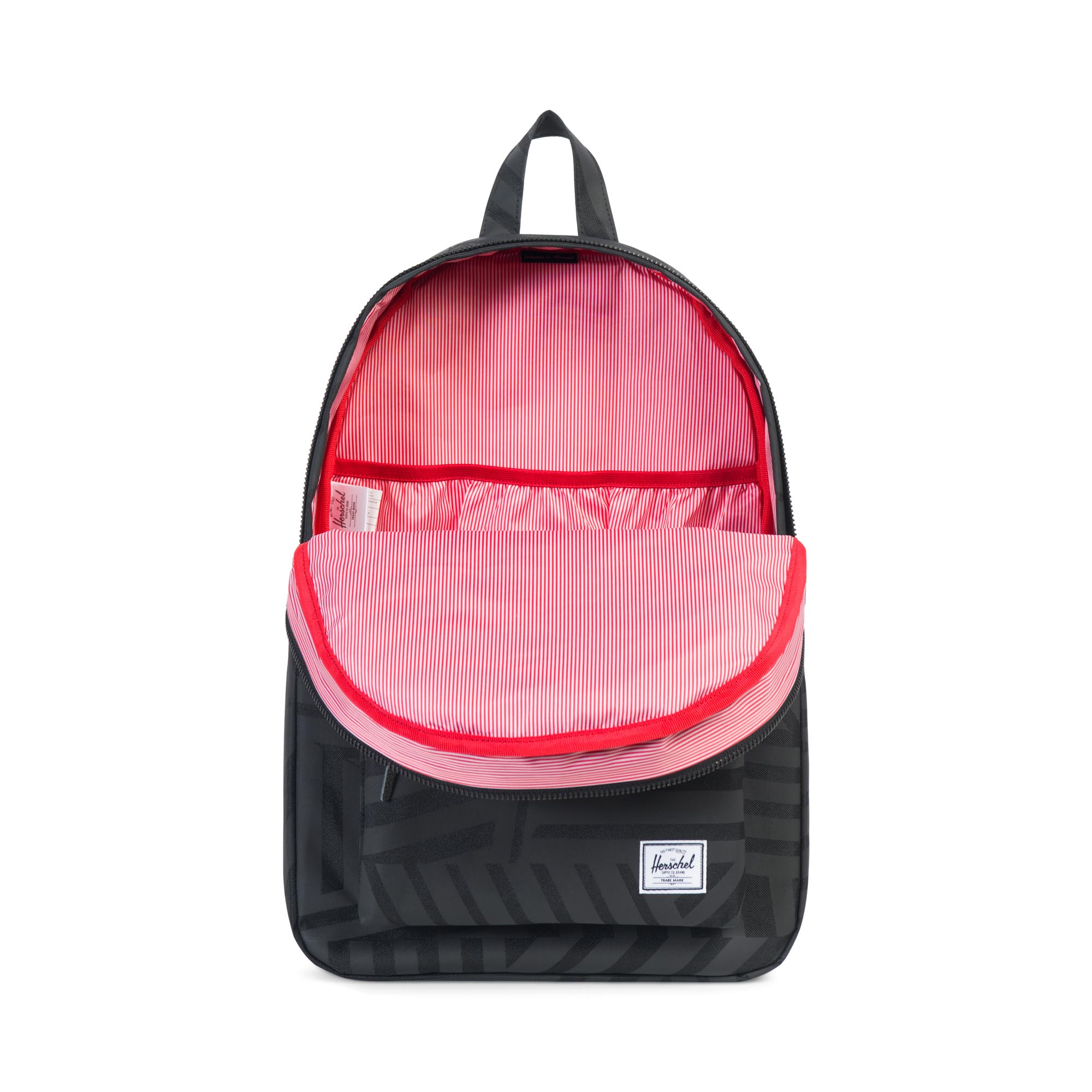 herschel backpack grey and pink