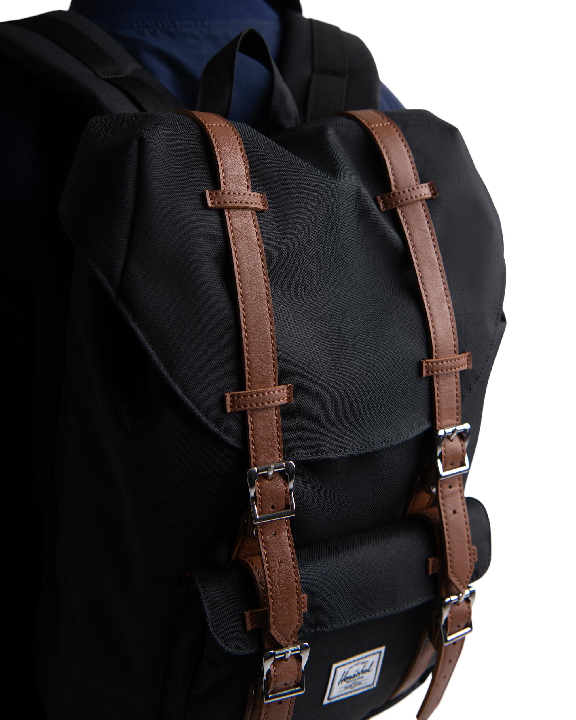 Herschel little sale america leather straps