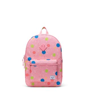 Herschel Kids Supply Heritage XL Youth Backpack Polka Dot Fandango Pink One Size