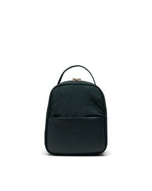 plain black mini backpack