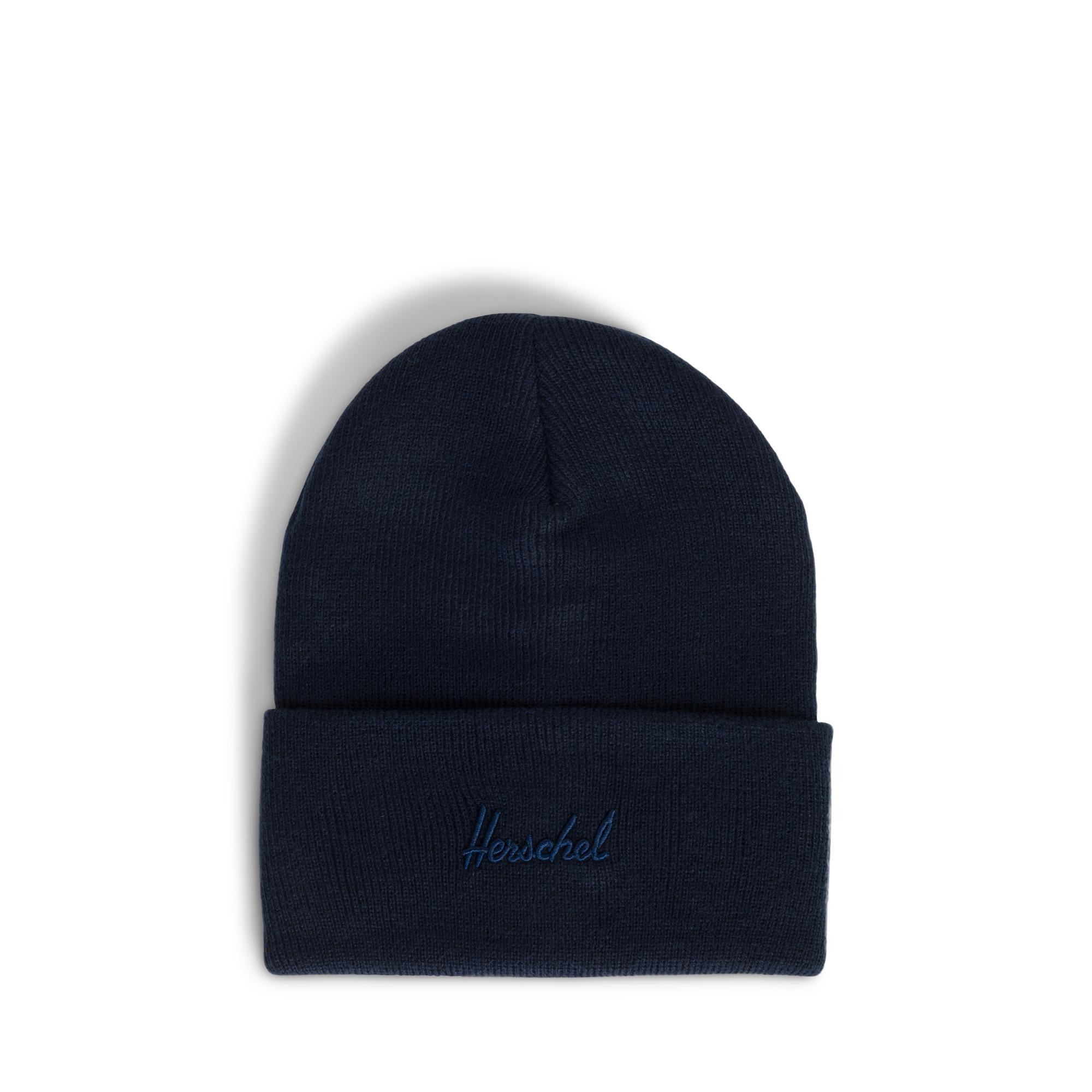 black herschel beanie