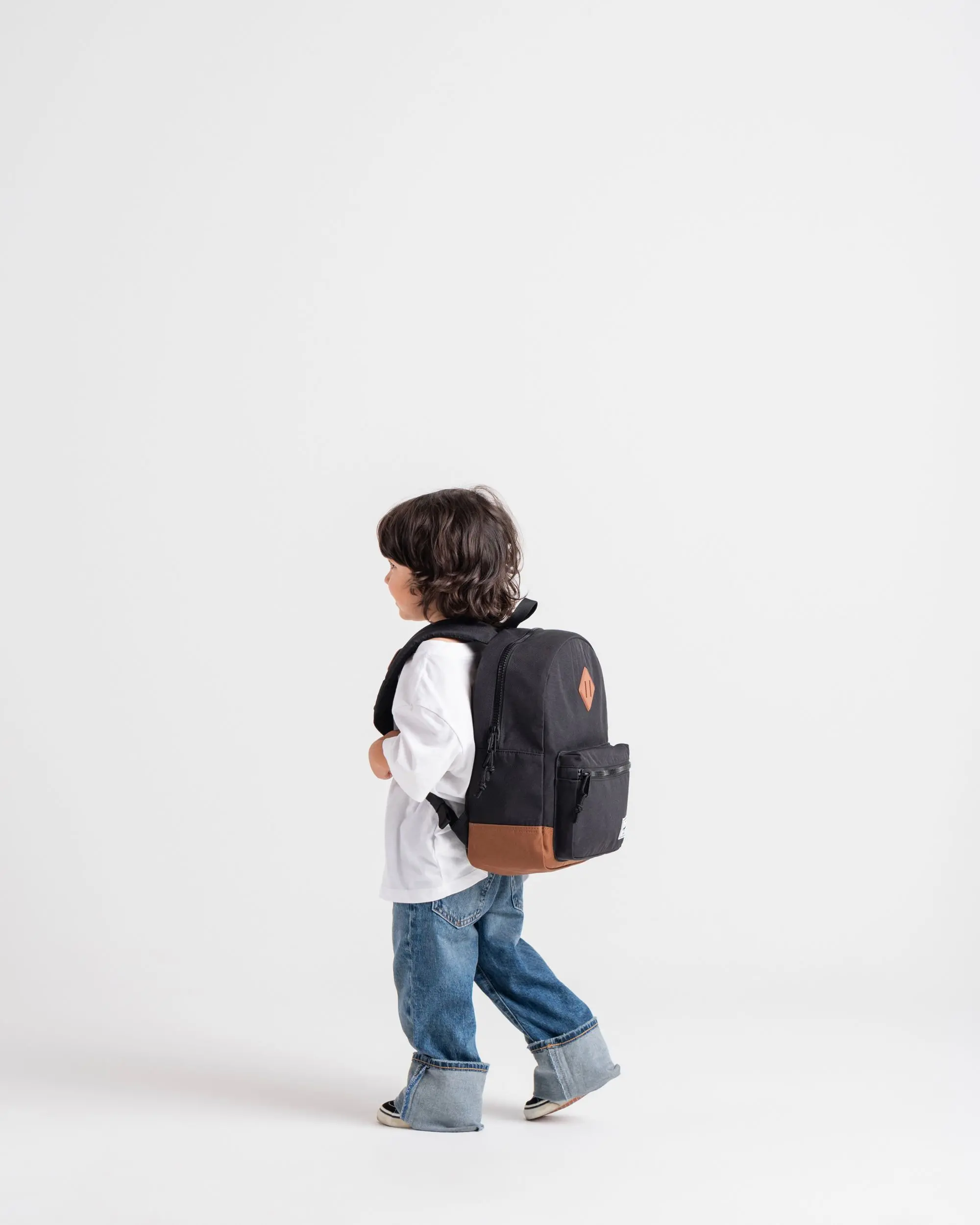 Child with backpack clearance