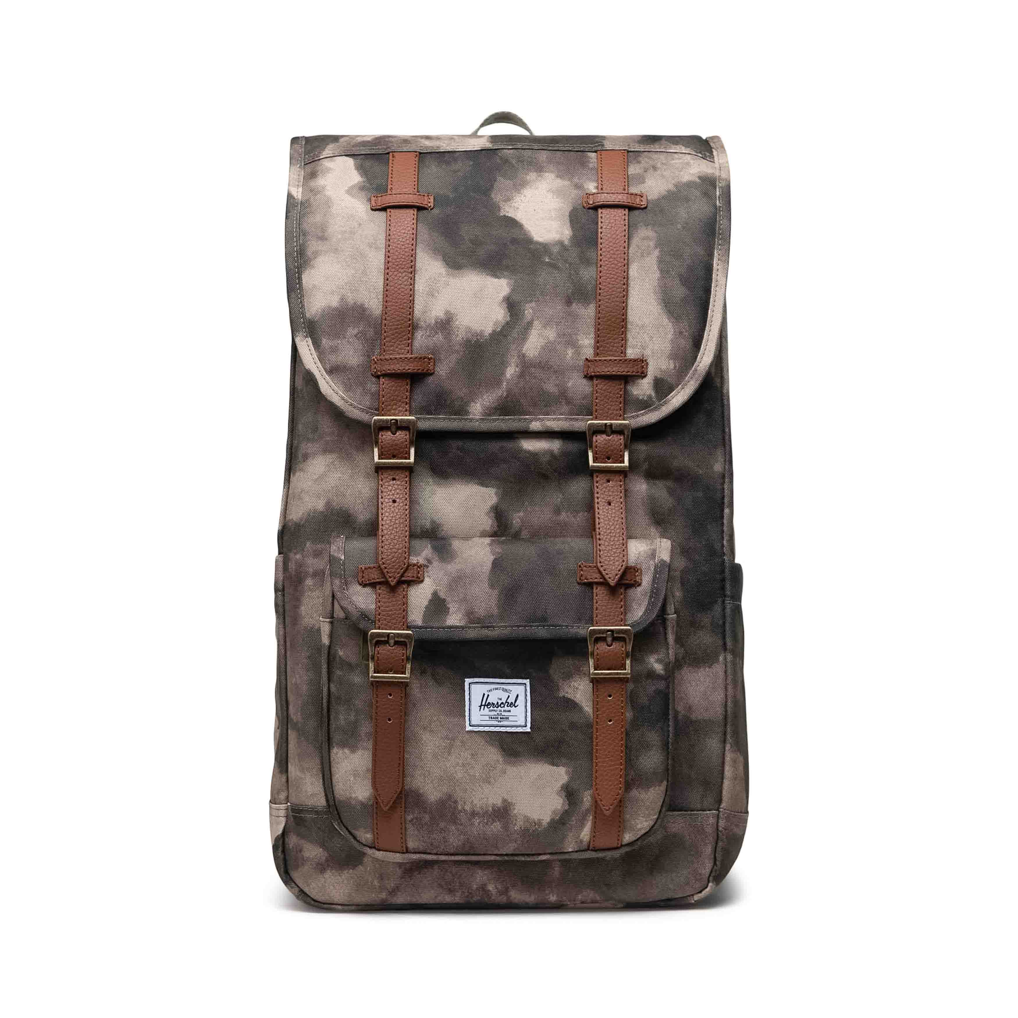 Herschel supply co little america backpack in black outlet 25l