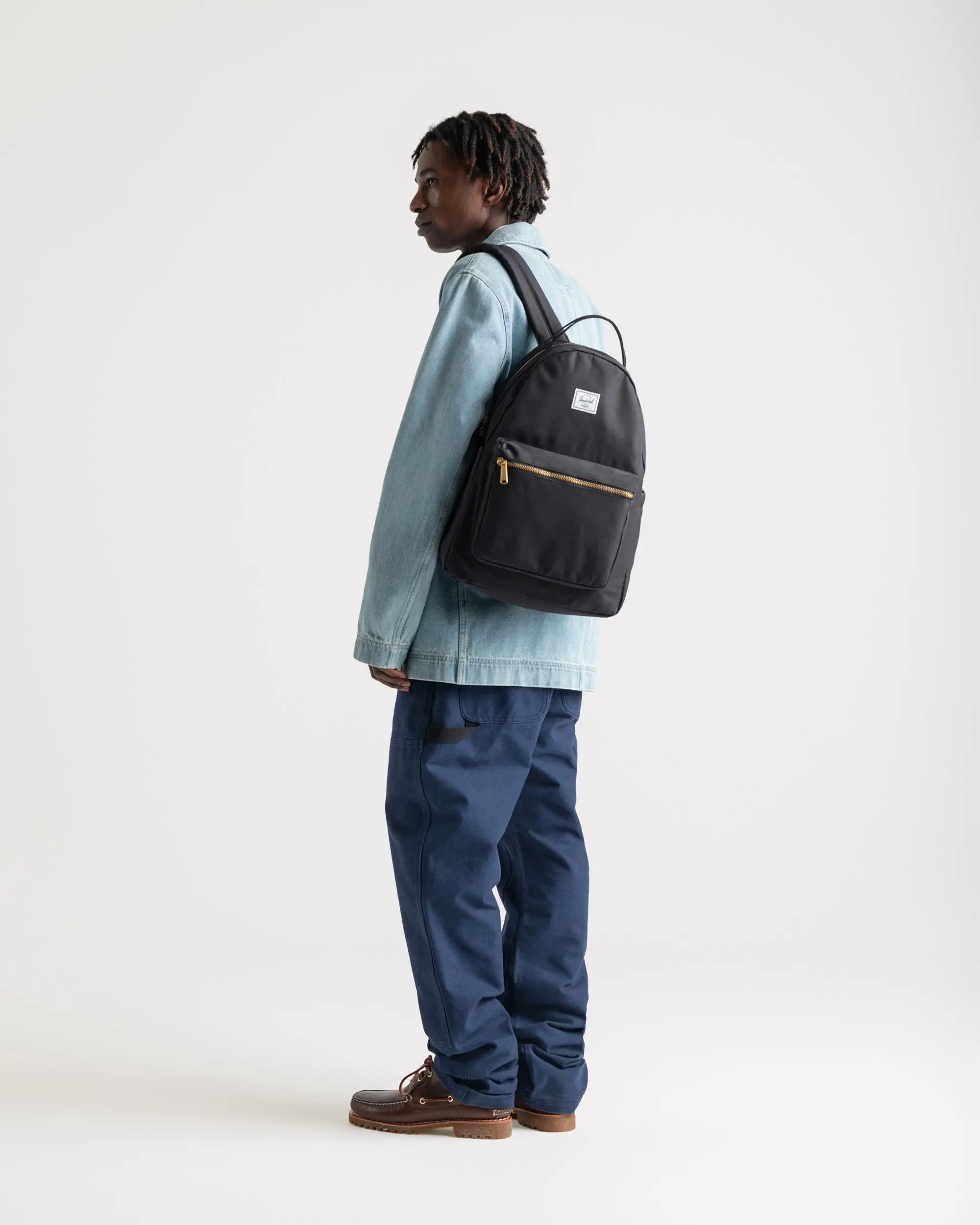 Herschel nova mid volume black shop
