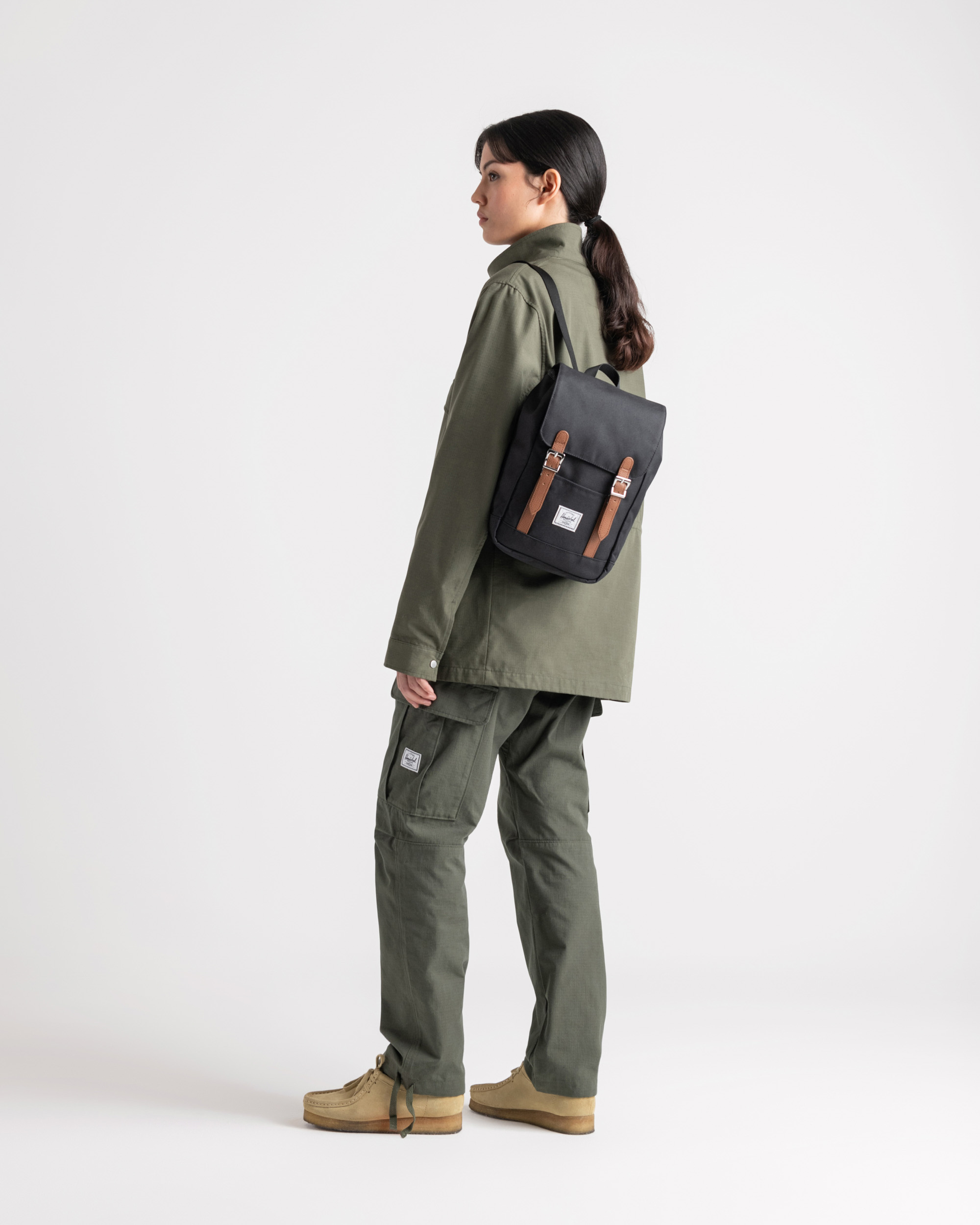 Herschel retreat raven crosshatch deals
