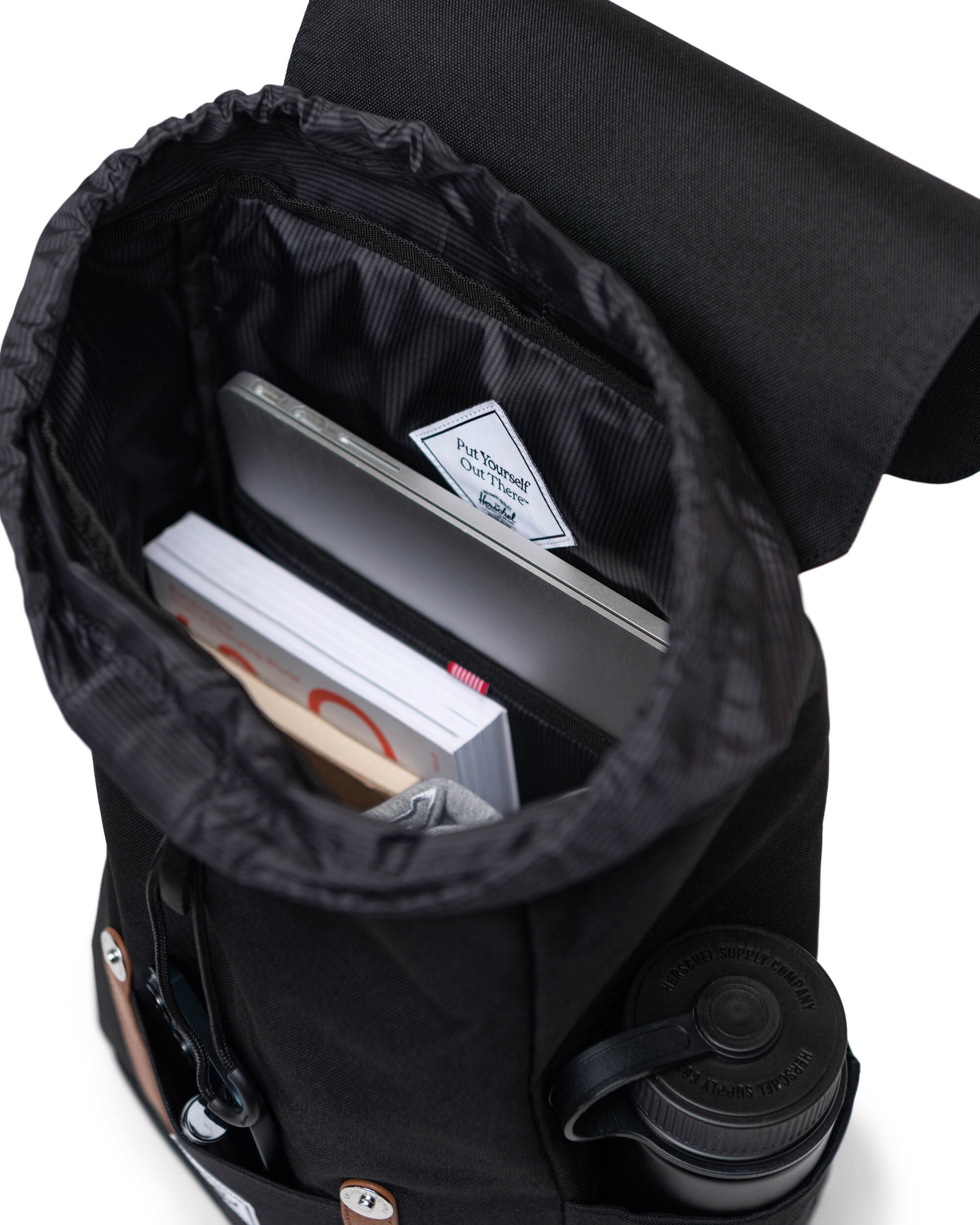 Small black herschel backpack online