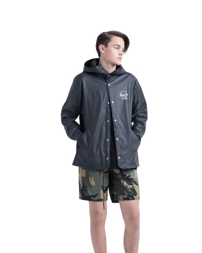 coach rain jacket with hood