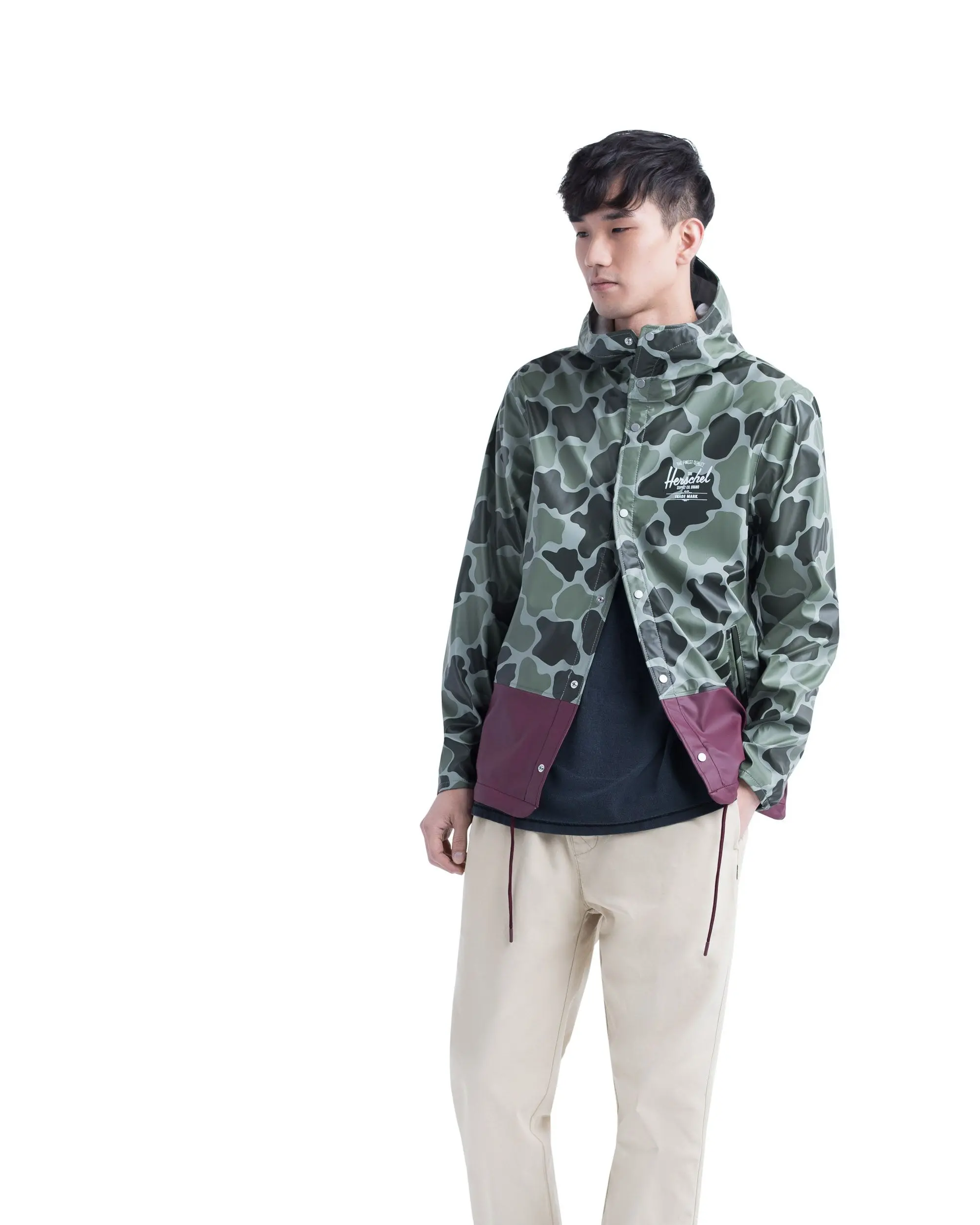 Rainwear Hooded Coach Jacket