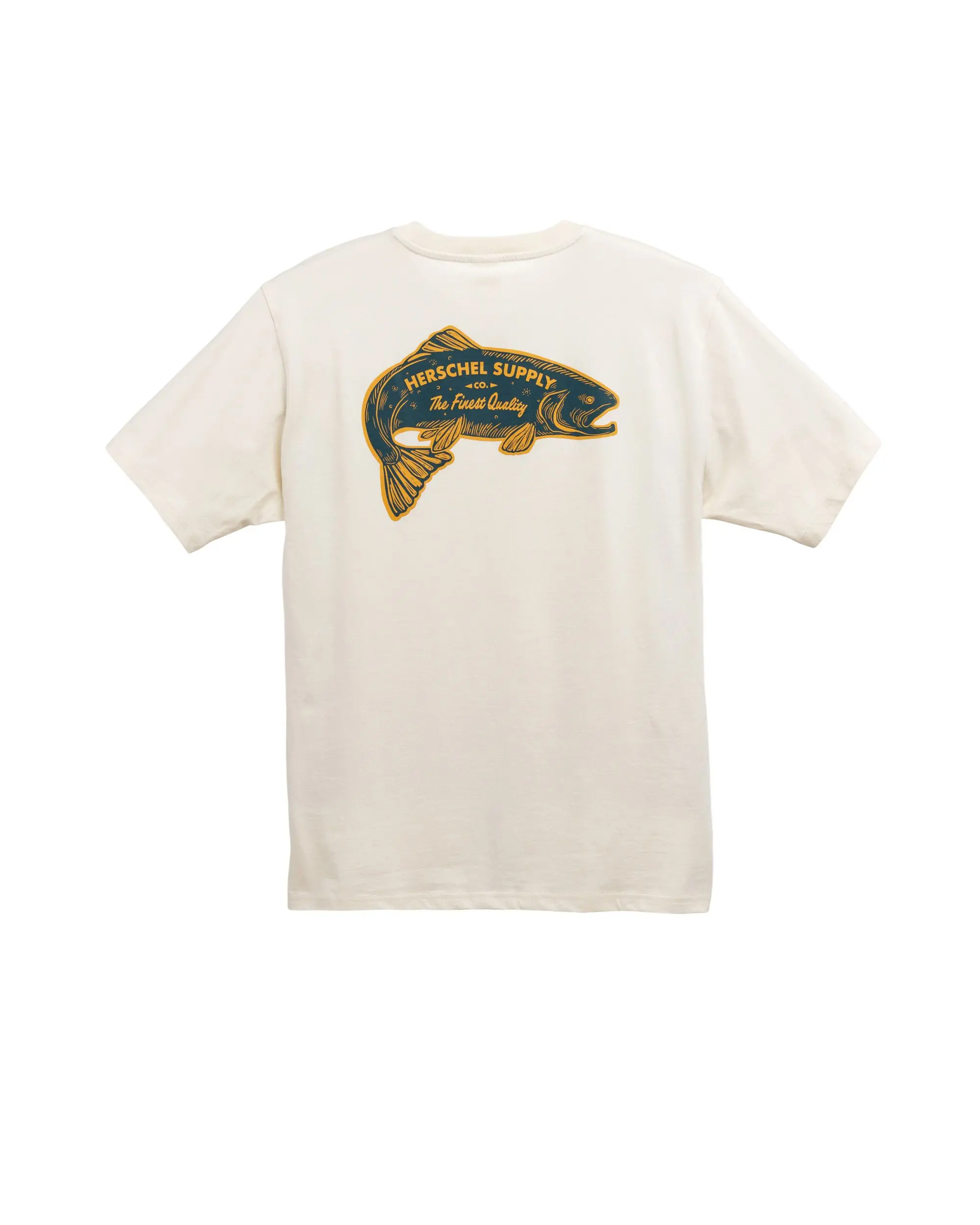Linocut Fish Tee Men's
